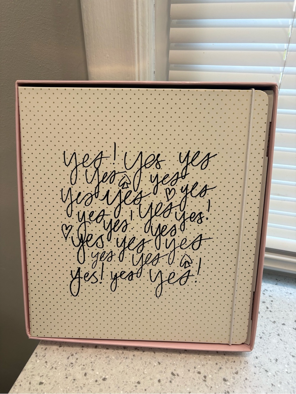 NEW Kate Spade Yes Yes Yes Bridal Planner- white and gold